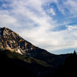 Timpanogos just before dusk